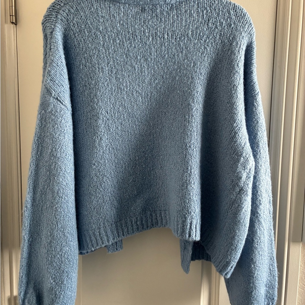 Threaded Leaf 3D Heart Patterned Women's Sweater … - image 2